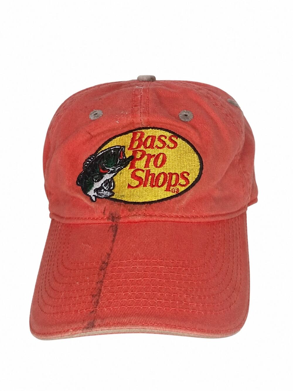 Bass Pro Shops Orange Logo Adjustable Baseball Cap One Size